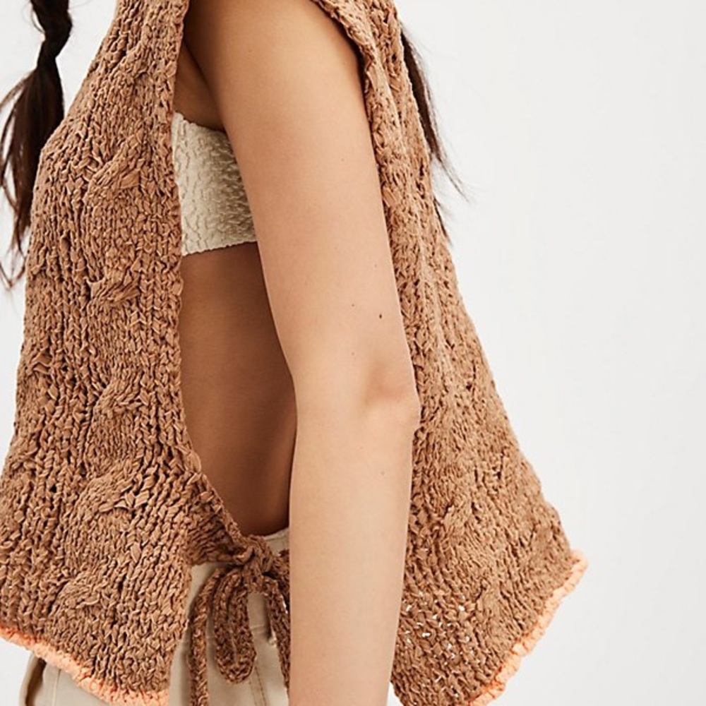 Free People Arlo Sweater Tank Vest - Picture 3 of 8